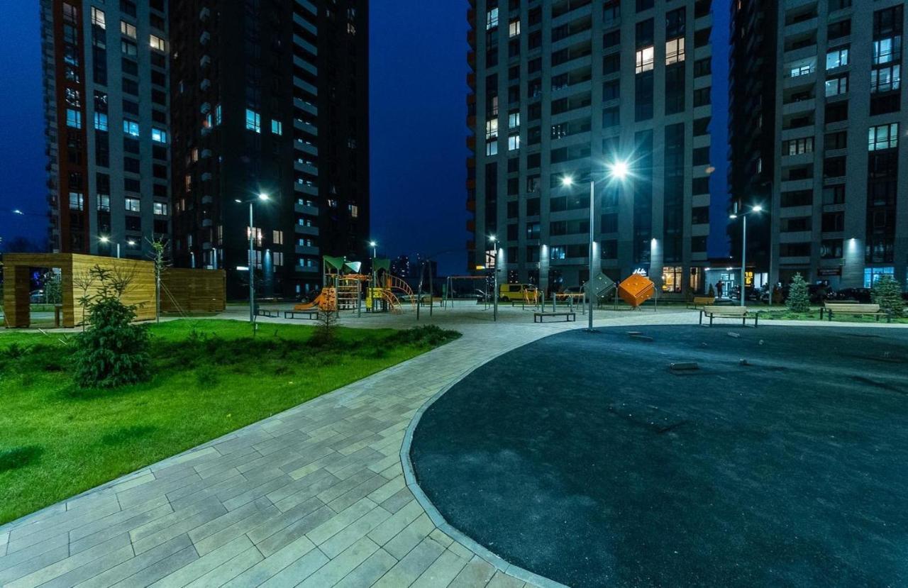 Новая Квартира С Авторским Ремонтом В Жк Seven Днепровская Набережная Kiew Exterior foto